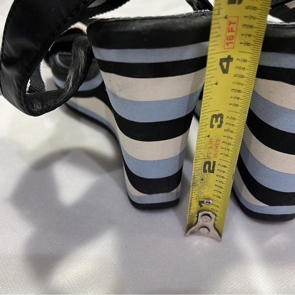 Coach Mylar Webbing Cut Out Wedge Sandals 9​ - Picture 7 of 7